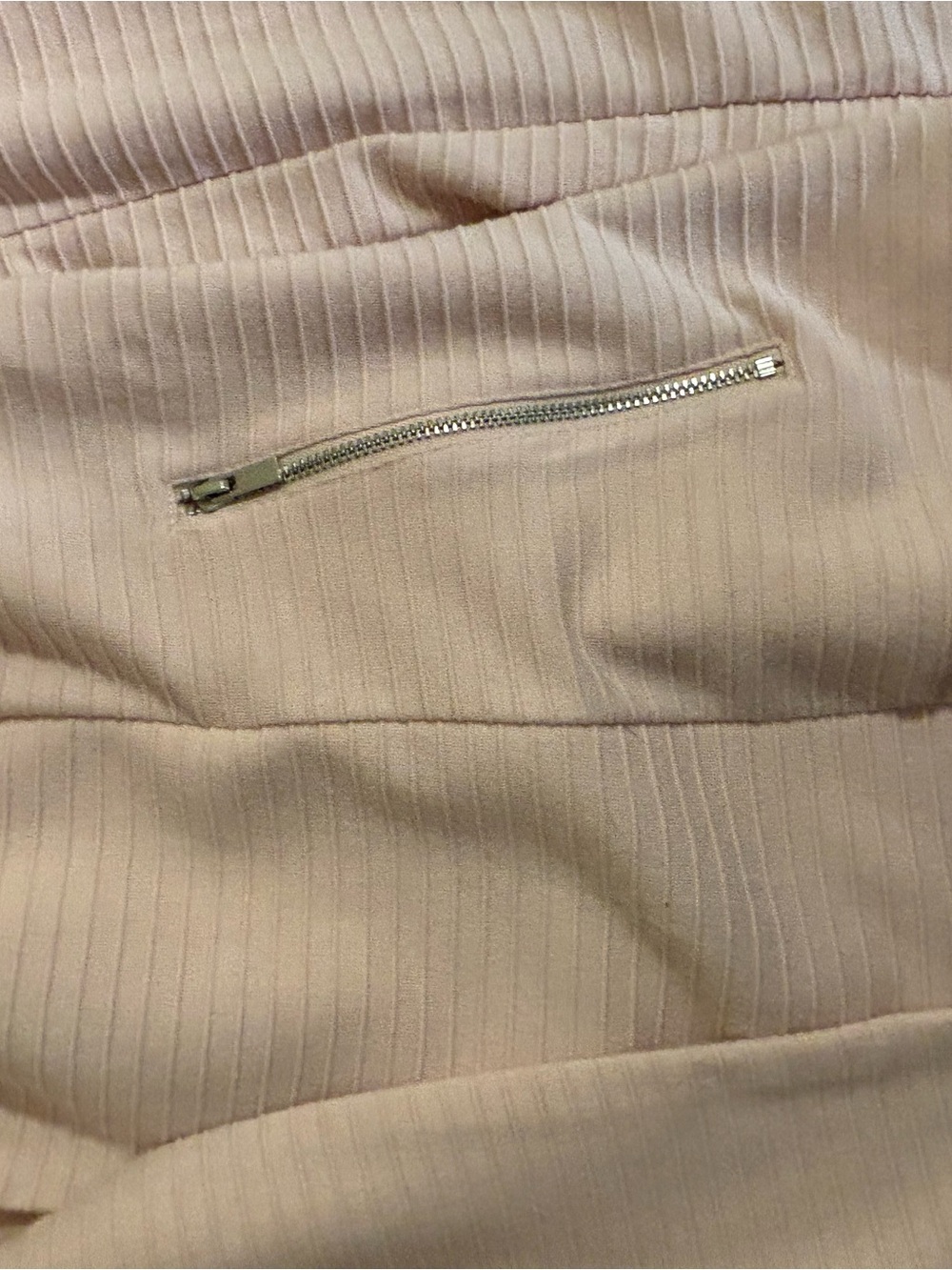 Light Pink Ribbed Open Front Jacket - Unbranded - Picture 7 of 7
